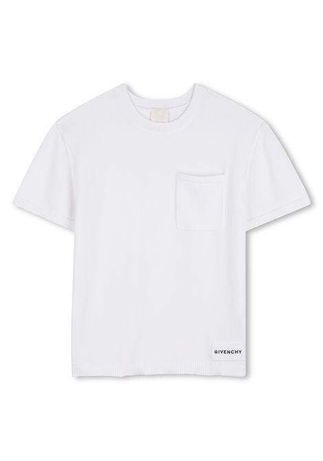 T-shirt con logo GIVENCHY KIDS | H3112410P